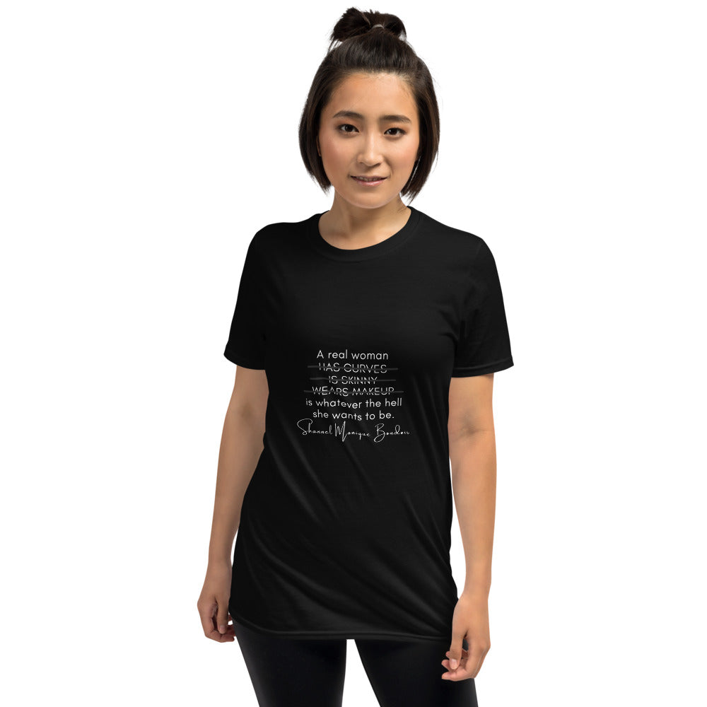 Real Woman-Short-Sleeve Unisex T-Shirt